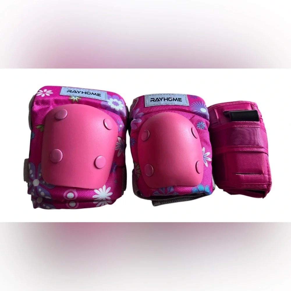 Rayhome | Sports Protective Gear Pink Helmet & Support Pads | Size Medium | NWOT